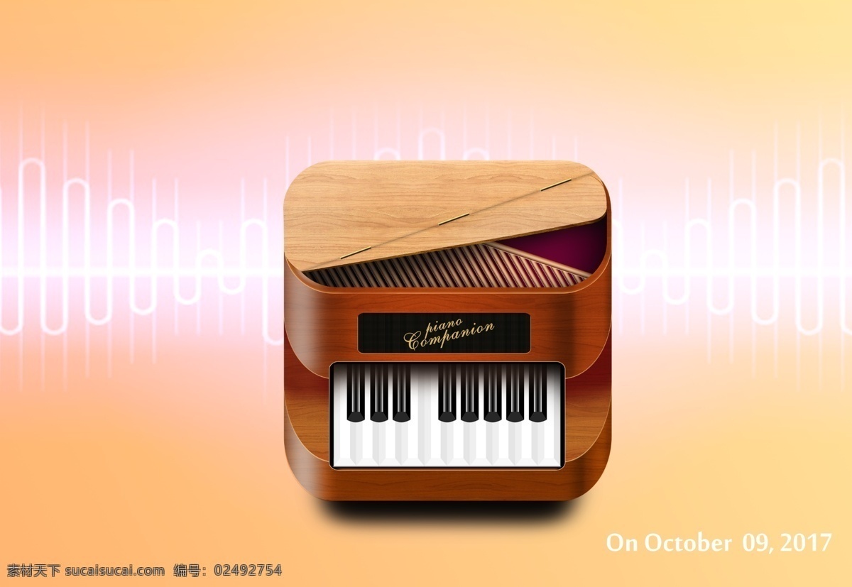 钢琴 图标 音乐 音乐素材 app图标