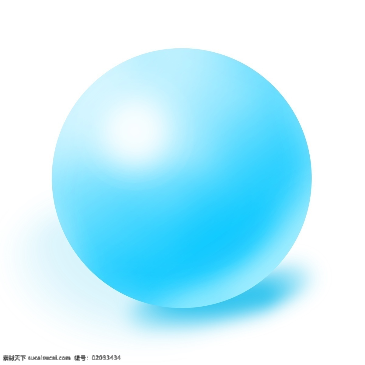蓝色球 球体 装饰球 圆形球 球 圆形球体 分层