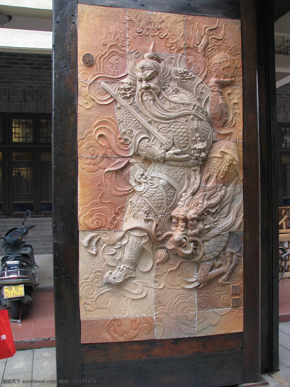 壁画 陶瓷壁画 传统 陶瓷 门神 艺术 浮雕 佛山 美术绘画 文化艺术