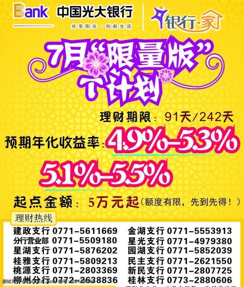 光大银行 dm 传单 金钱 金融货币 理财 商务 商务金融 银行 矢量 模板下载 矢量图