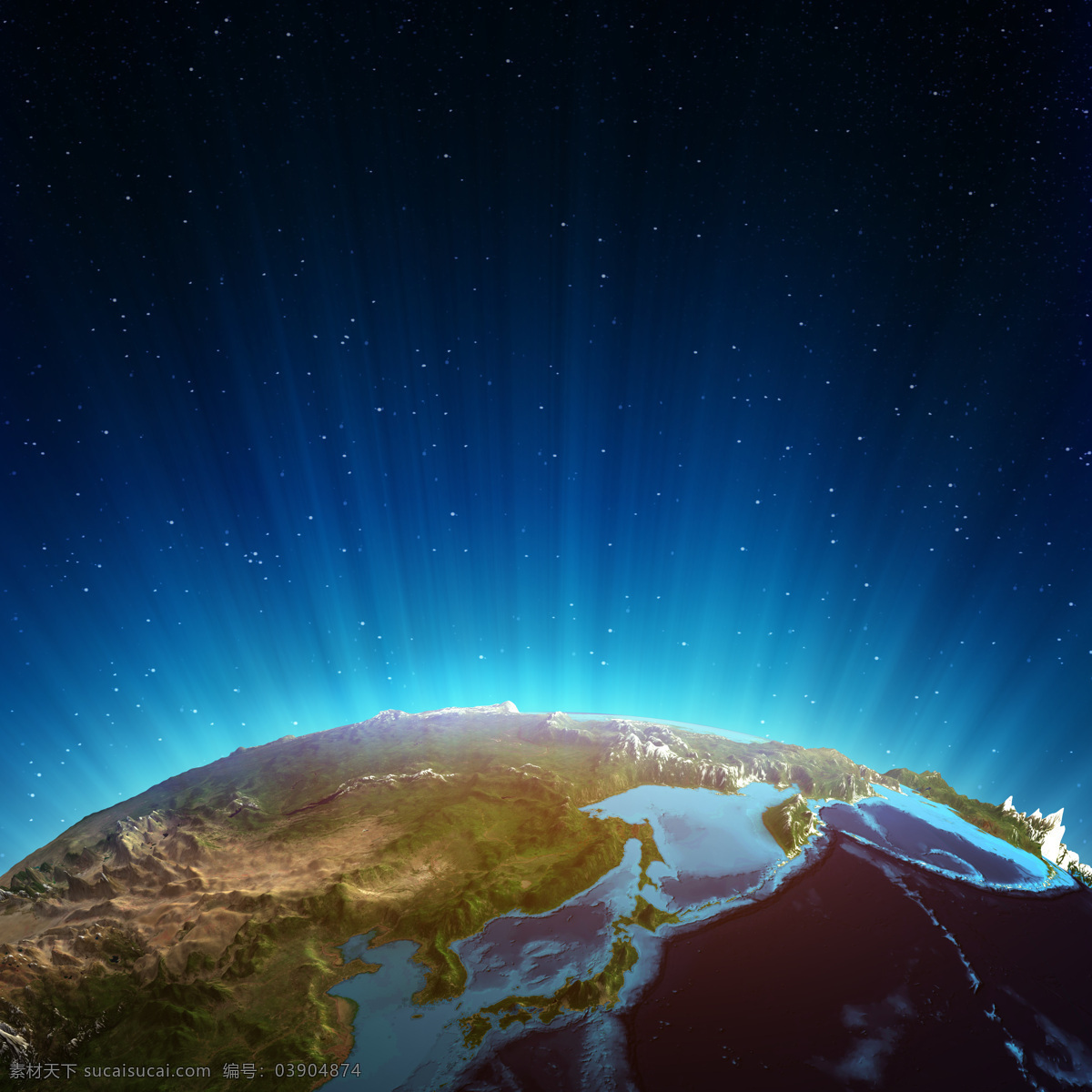 光芒 前 地球 表面 光线 地球表面 星空 太空 宇宙 宇宙太空 地球图片 环境家居