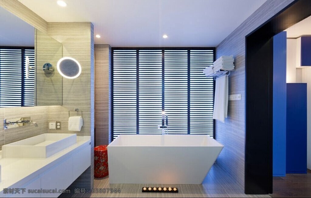 现代 简洁 卫生间 黑色 门框 室内装修 效果图 瓷砖地板 浴室装修 卫生间装修 壁灯