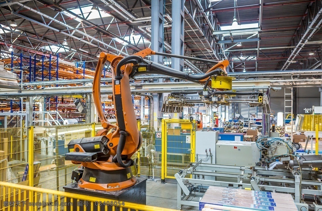 自动化工厂 唯美 炫酷 自动化 机械 工厂 工业生产 材料加工 现代科技