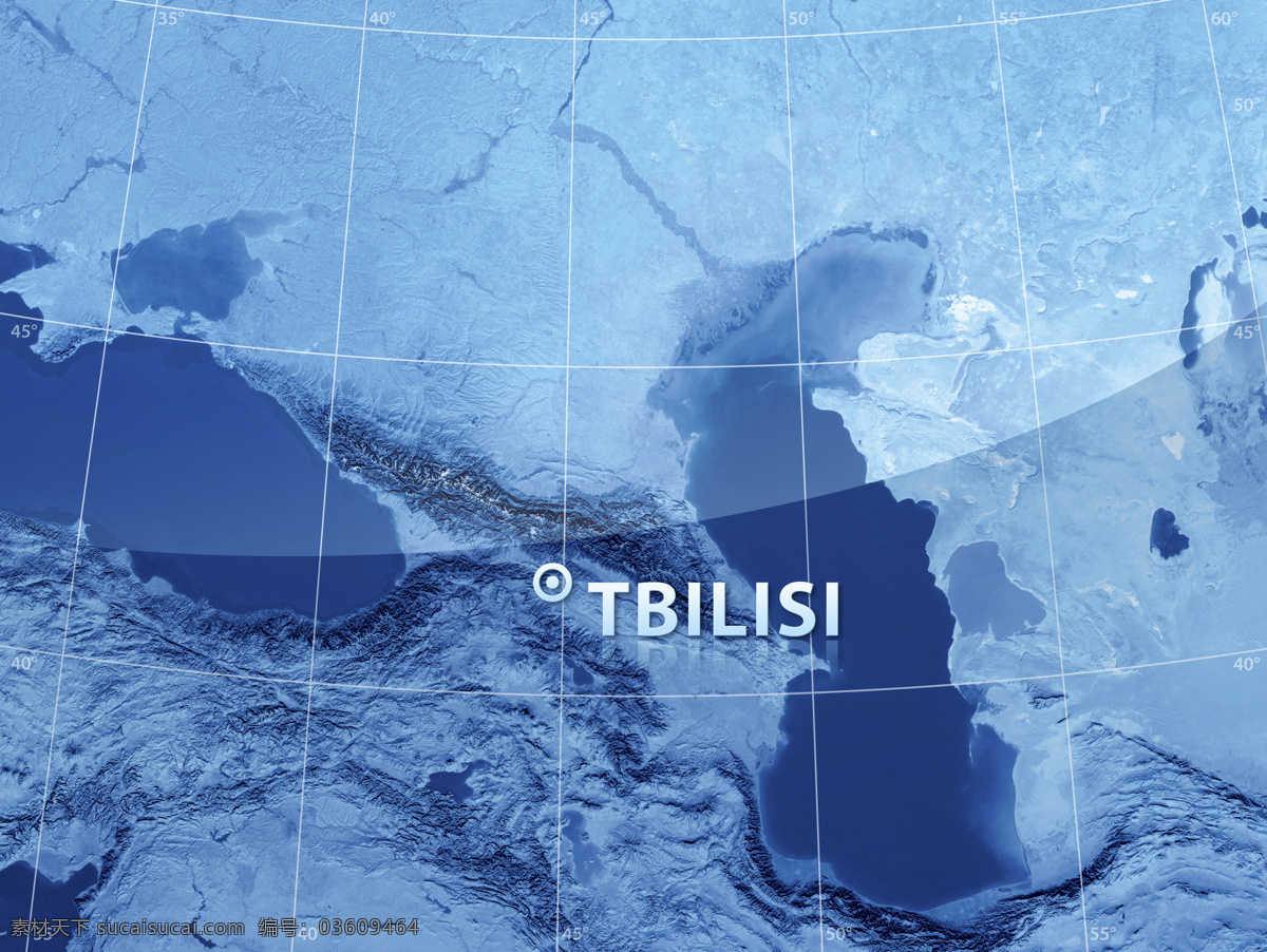 第比利斯 地图 第比利斯地图 蓝色地图 地图模板 经线 纬线 经度 纬度 地图图片 生活百科