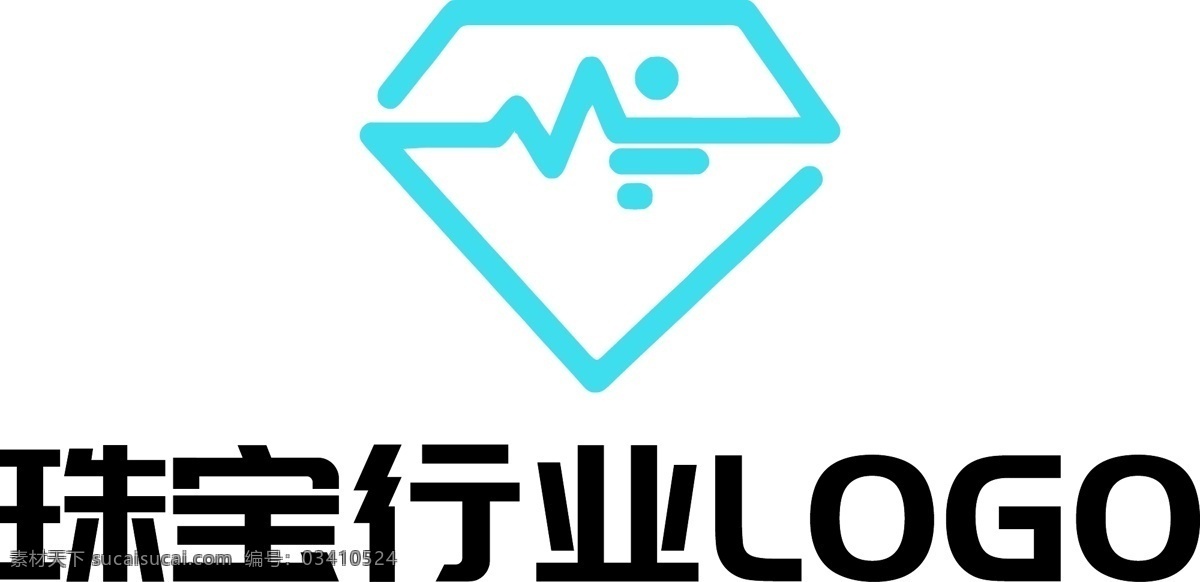 珠宝钻石钻饰店LOGO原创设计素材图片下载-素材编号03410524-素材天下图库