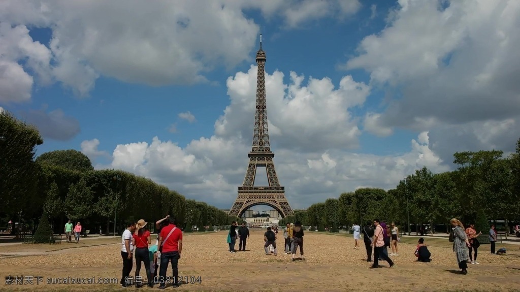 视频背景 实拍视频 视频 视频素材 视频模版 巴黎 景点 风景 巴黎景点 风景视频 旅游 欧洲