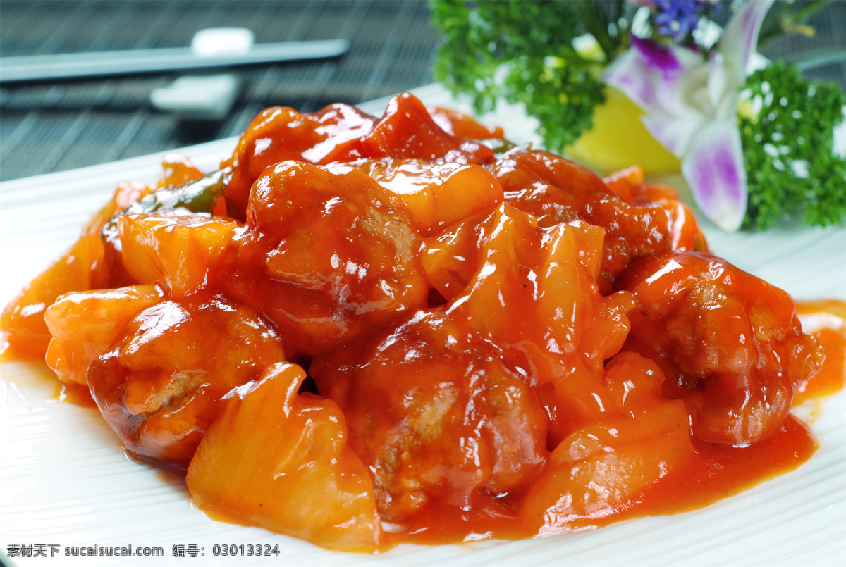 旧菠萝咕咾肉 美食 传统美食 餐饮美食 高清菜谱用图