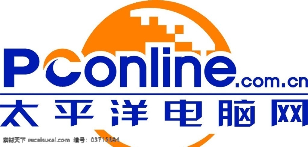 太平洋 电脑网 矢量 logo 企业 标志 标识标志图标