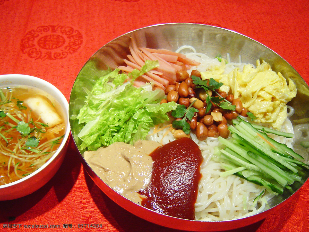 拌冷面 冷面 西餐美食 餐饮美食