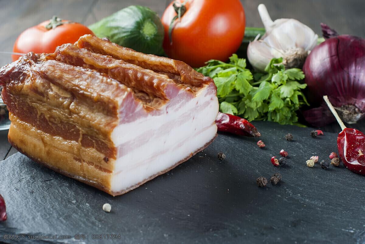 腊肉 烟熏腊肉 熏肉 腌肉 猪肉 干猪肉 肉 烟腊肉 传统美食 餐饮美食