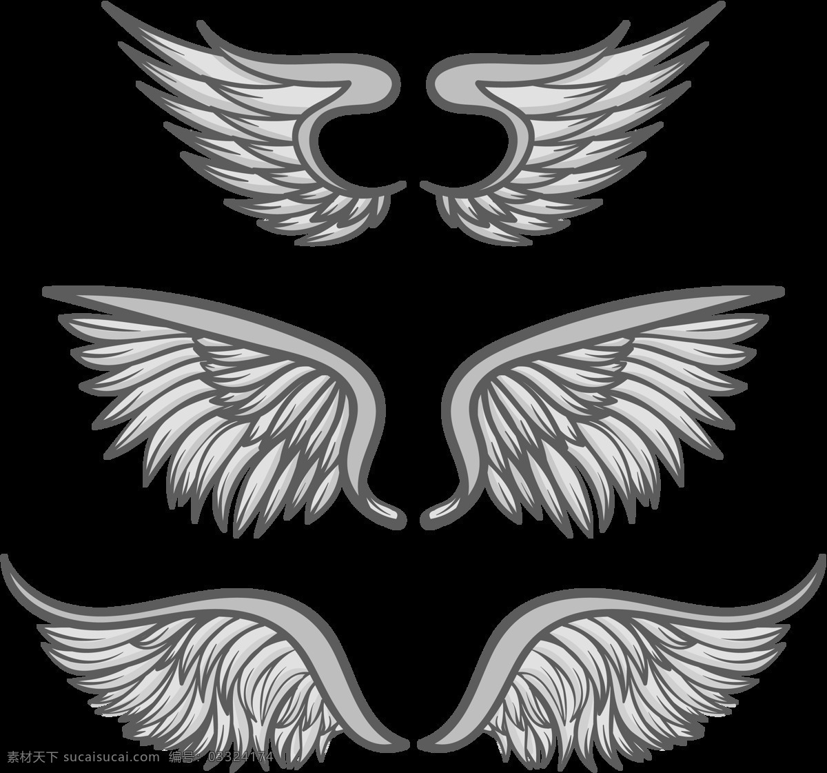 写实 鸟类 翅膀 免 抠 透明 图 层 写实鸟类翅膀 手绘翅膀 翅膀元素 小 天使 卡通翅膀 翅膀图片素材 纹身图案 翅膀素材 手绘翅膀图片