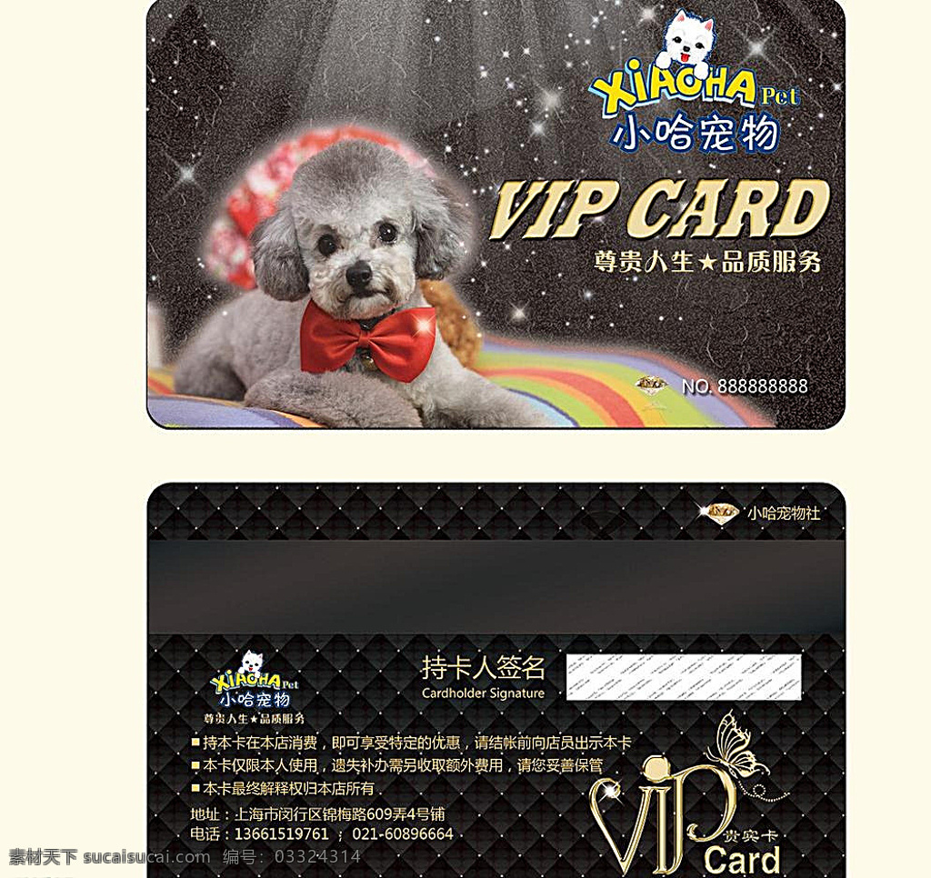 宠物会员卡 宠物 会员卡 磁条 源文件 名片卡片 白色