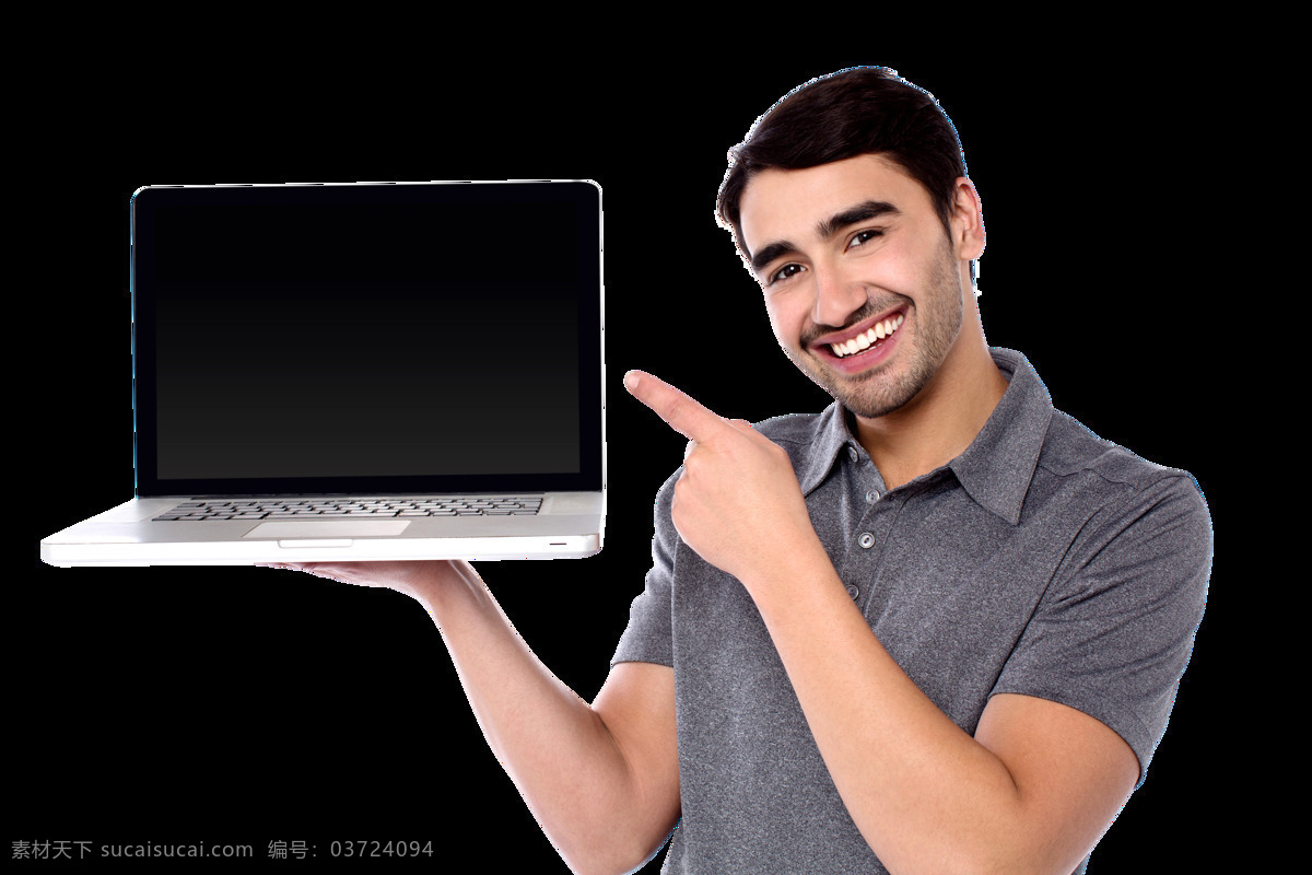 手 指着 平板电脑 男人 手指 人物图片 外国人物 生活人物