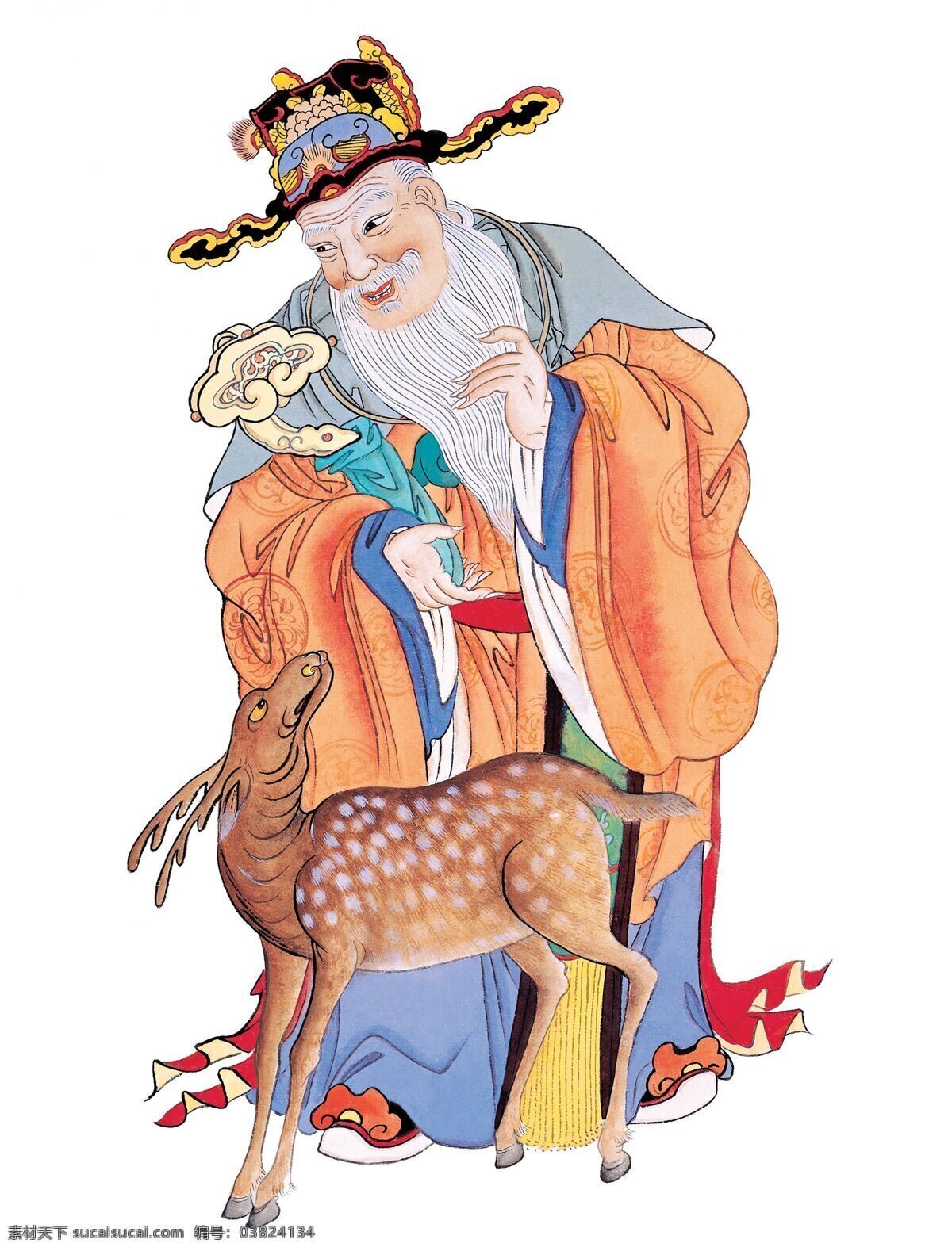 寿星 门神图 传统门神 民间艺术 民俗艺术 节日 风俗 过年 绘画 年画 传统 民俗 门神 文化艺术 传统文化 绘画书法