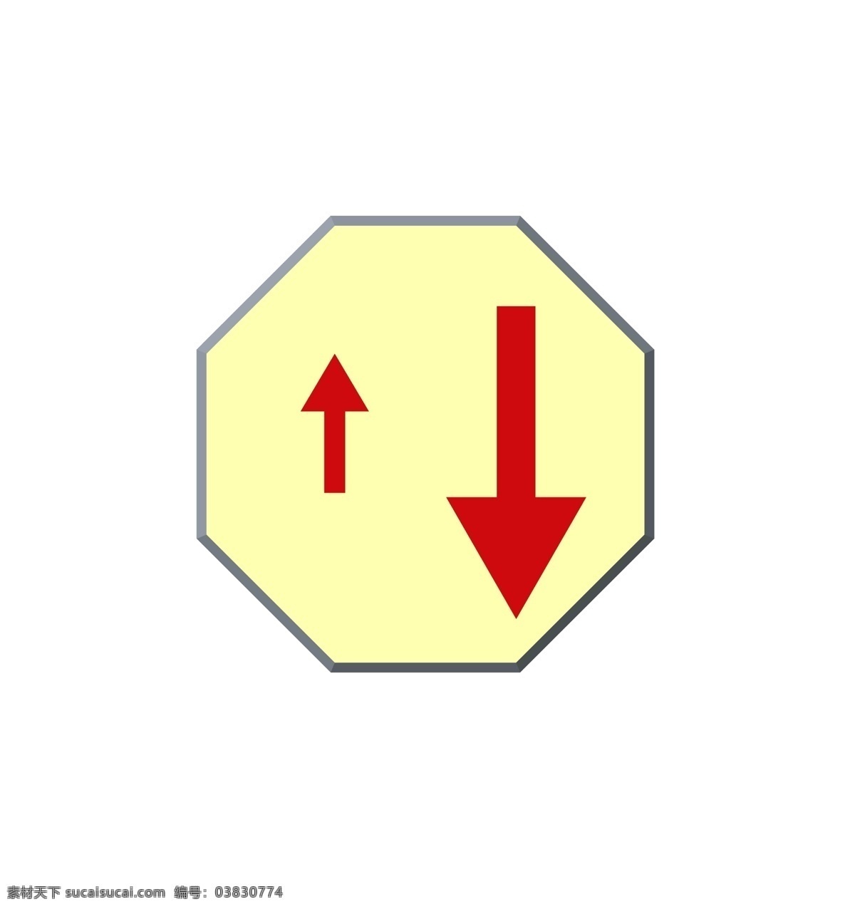 双向交通 右侧先行 路标 图标 小 元素 矢量 交通 黑色框 黄色底 红色标识 标志性 png免扣