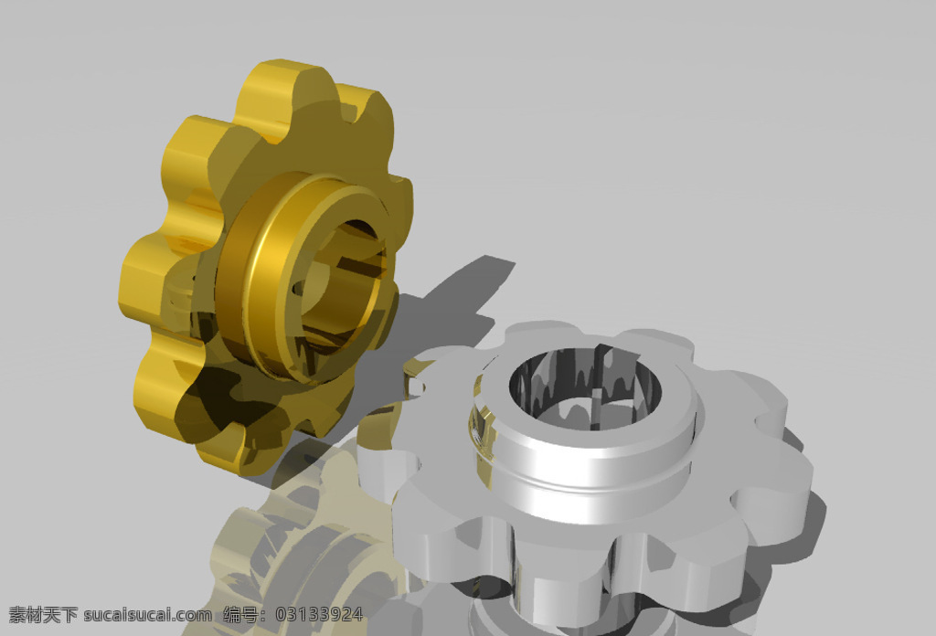 齿轮免费下载 机械设计 汽车 航空航天 3d模型素材 建筑模型