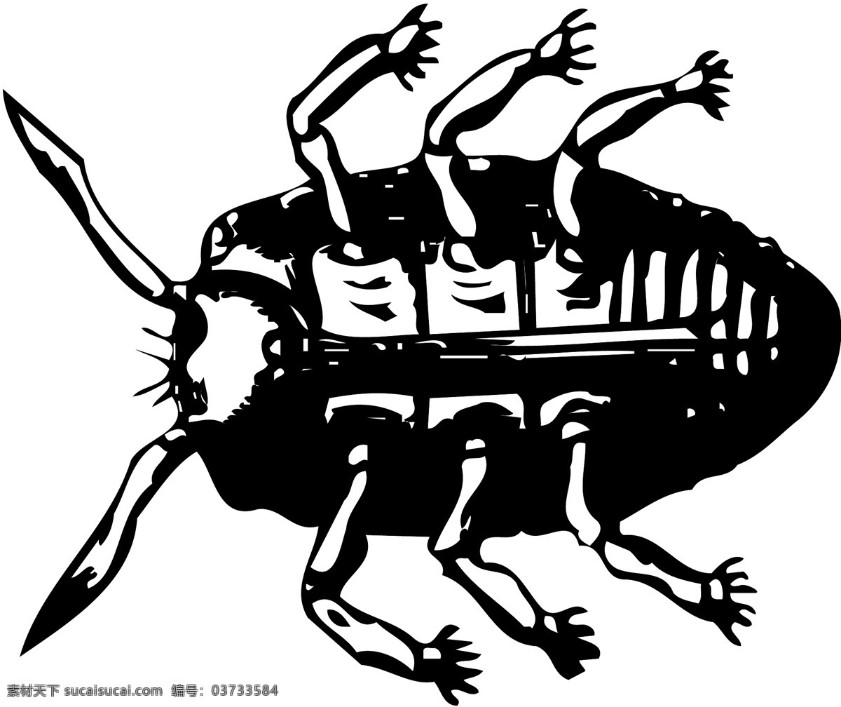 甲虫 昆虫 矢量素材 格式 eps格式 设计素材 昆虫世界 矢量动物 矢量图库 白色