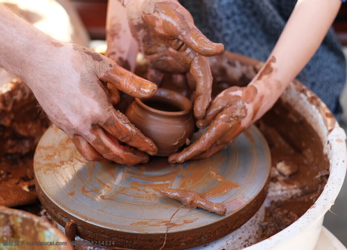 陶艺 制作 手势 陶罐制作 陶器 陶瓷 瓷器 陶瓷工艺 其他艺术 文化艺术