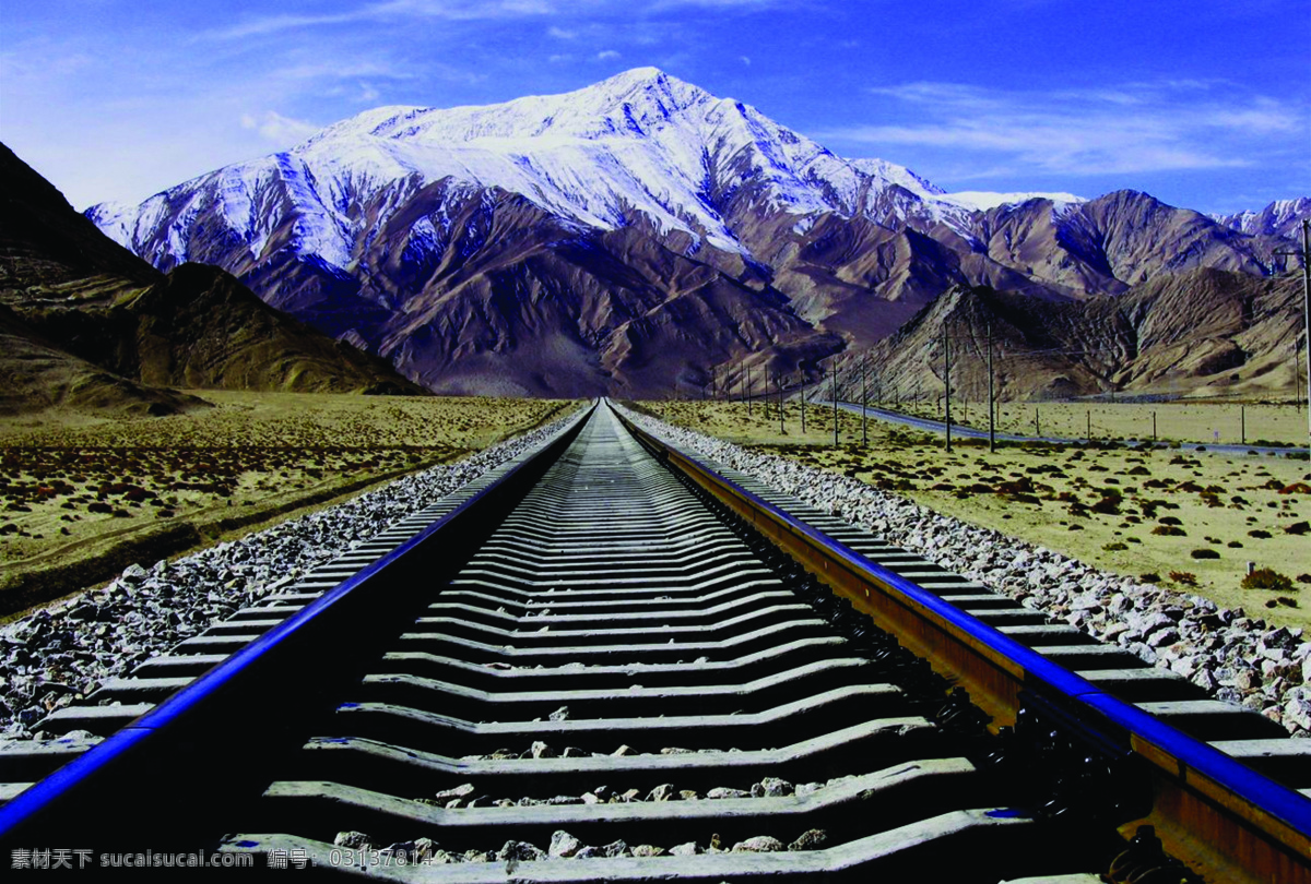 青藏铁路 拉萨 西藏 雪山 旅游摄影 国内旅游 摄影图库
