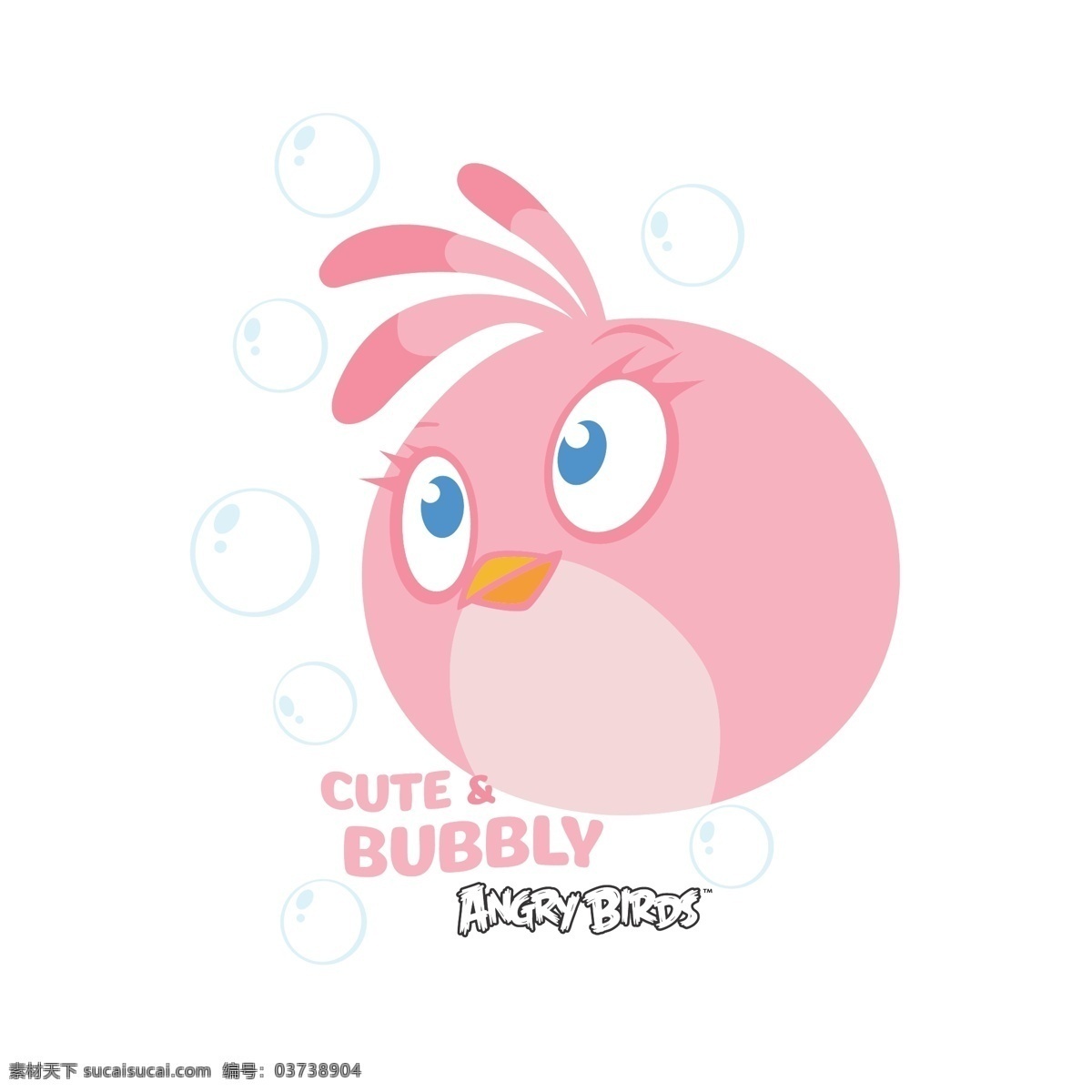 愤怒的小鸟 可爱 卡通 游戏 矢量图 cute bubbly 动漫动画 动漫人物