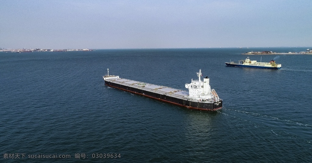 轮渡 货船 海洋 背景 海报 素材图片