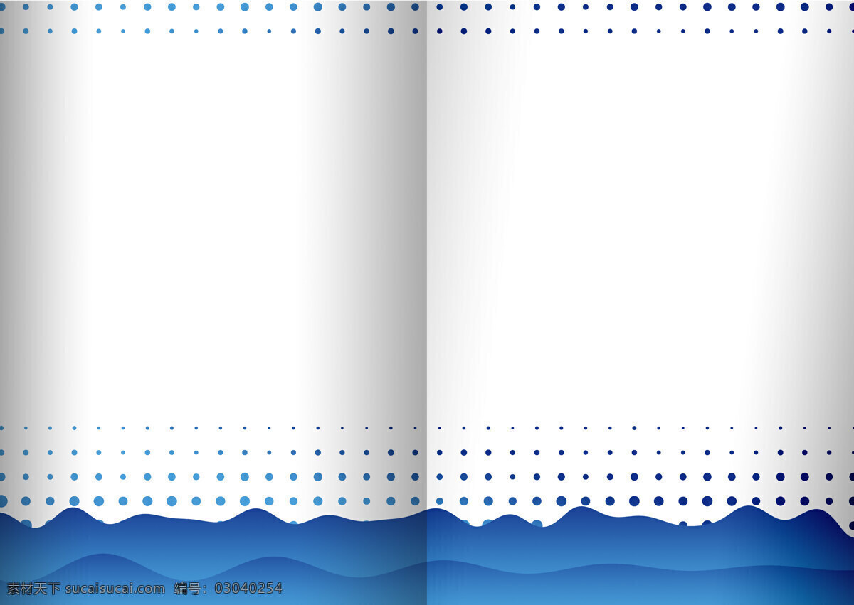 画册 背景 模板 底图 蓝色 波浪 波点 底纹边框 背景底纹