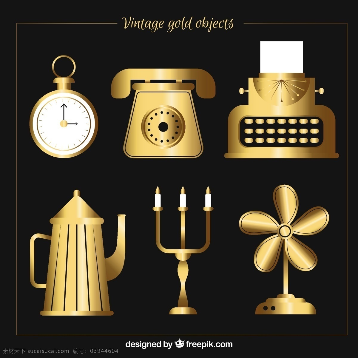 黄金 古董 物件 收藏 手机 复古 手表 装饰 金色装饰 风扇 茶壶 配件 复古复古 明亮 有光泽 对象 收集东西 烛台 黑色