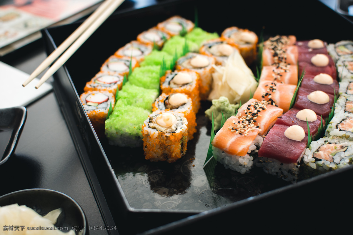 彩色寿司 寿司 日本 美食 彩色 拼盘 美味 文化 传统 日料 店铺 高清 餐饮美食 西餐美食