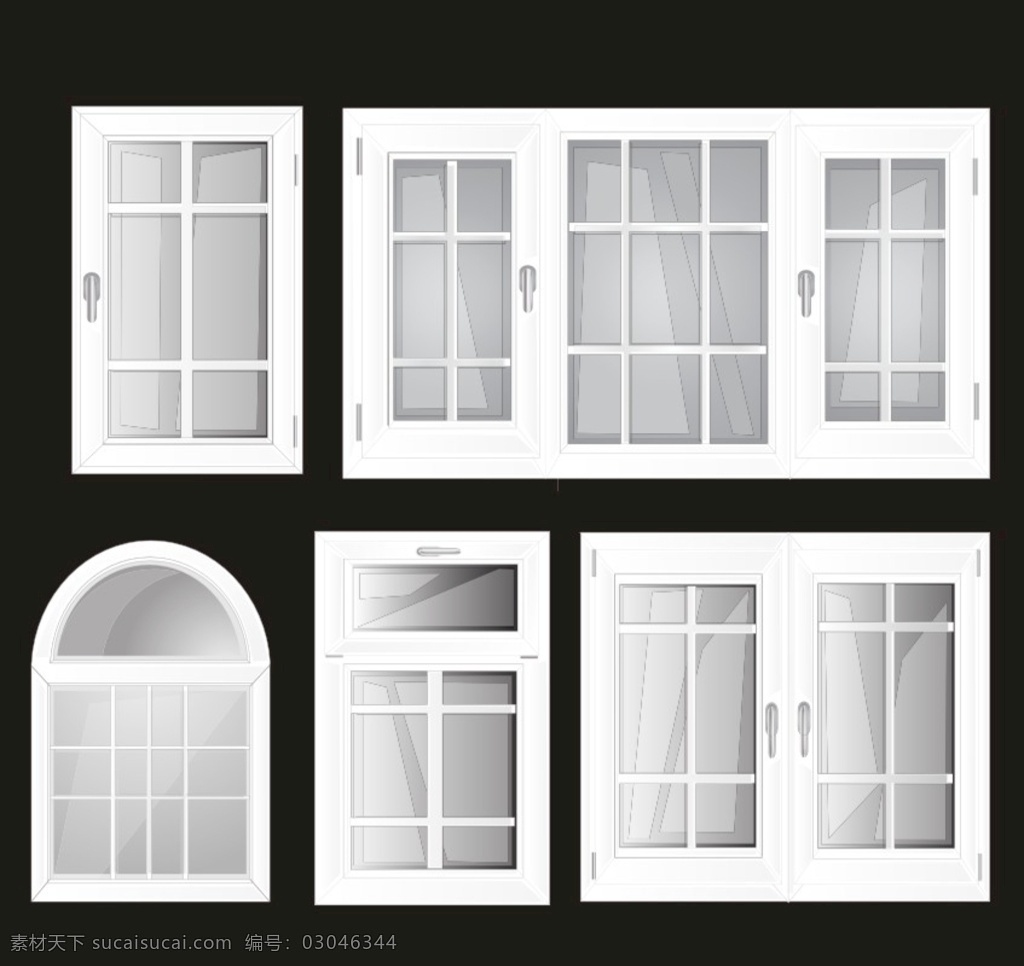 窗子 窗 法式窗户 白色窗户 实拍窗户 欧式 时尚 铝塑窗 装饰 树叶 绿色树叶 树叶窗户