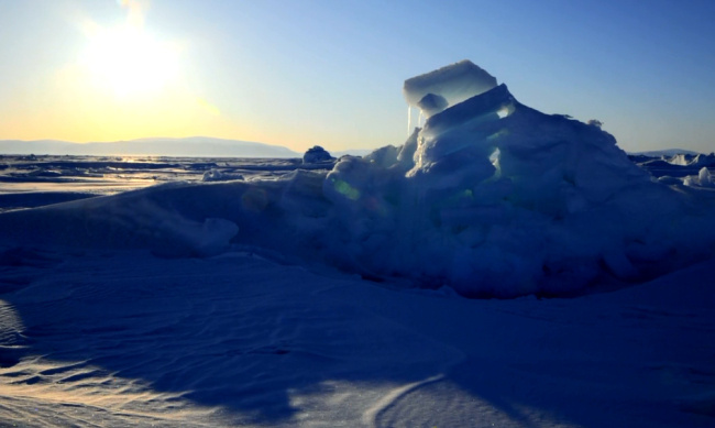 南极 太阳 mov 景物 视频素材 南极的太阳 实拍视频