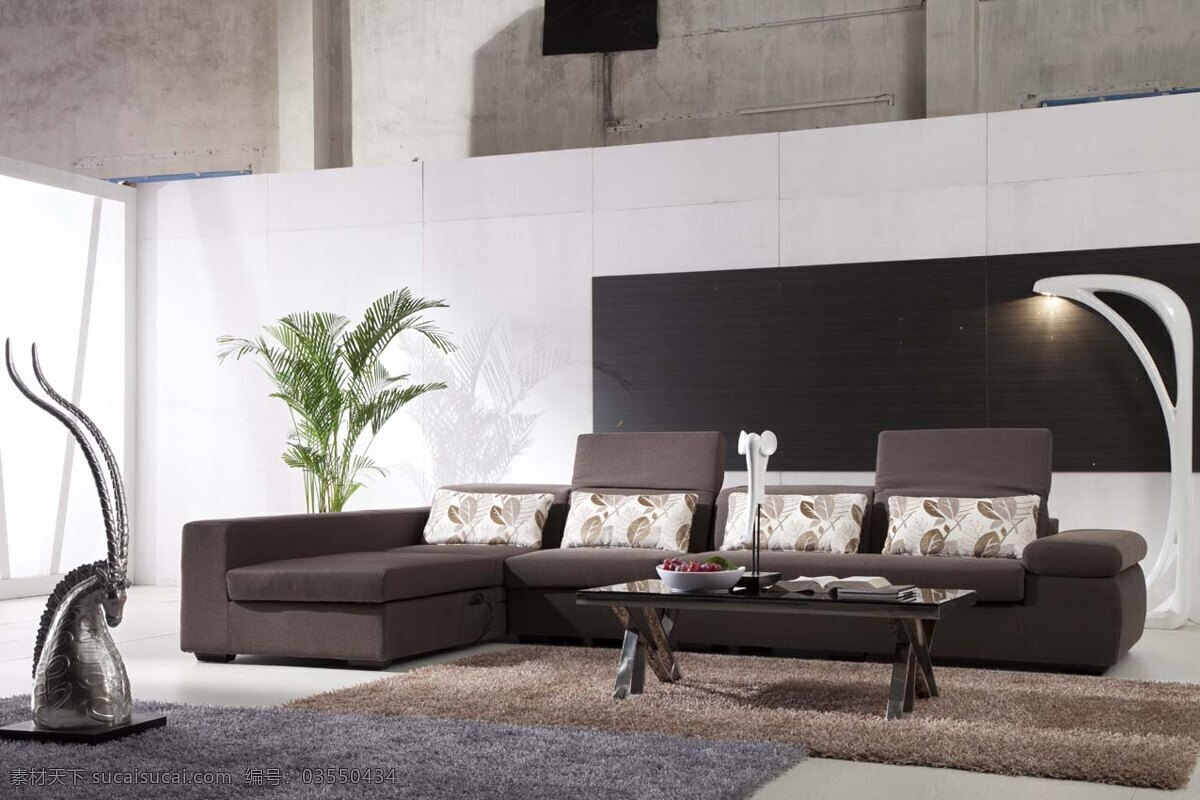 多功能沙发 布艺沙发 茶几 灯 地毯 落地窗 沙发 沙发背景 家居装饰素材 室内设计