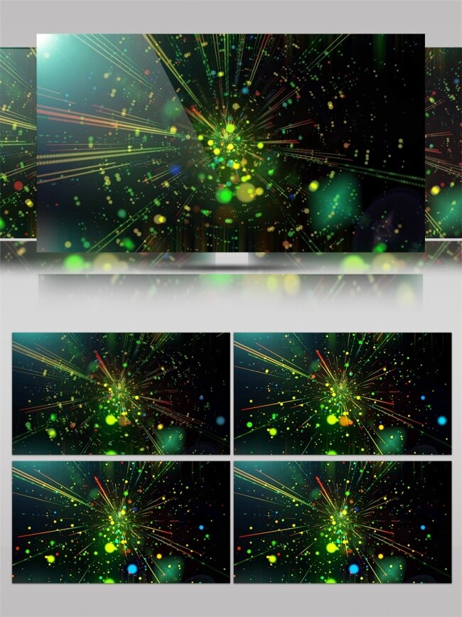 绿色 星 束 宇宙 动态 视频 星际 光束 紫色 手机壁纸 光斑散射 视觉享受