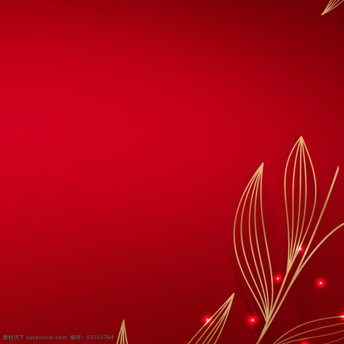 红色节日背景 红色 喜庆 梦幻花纹 金色花纹 红色背景