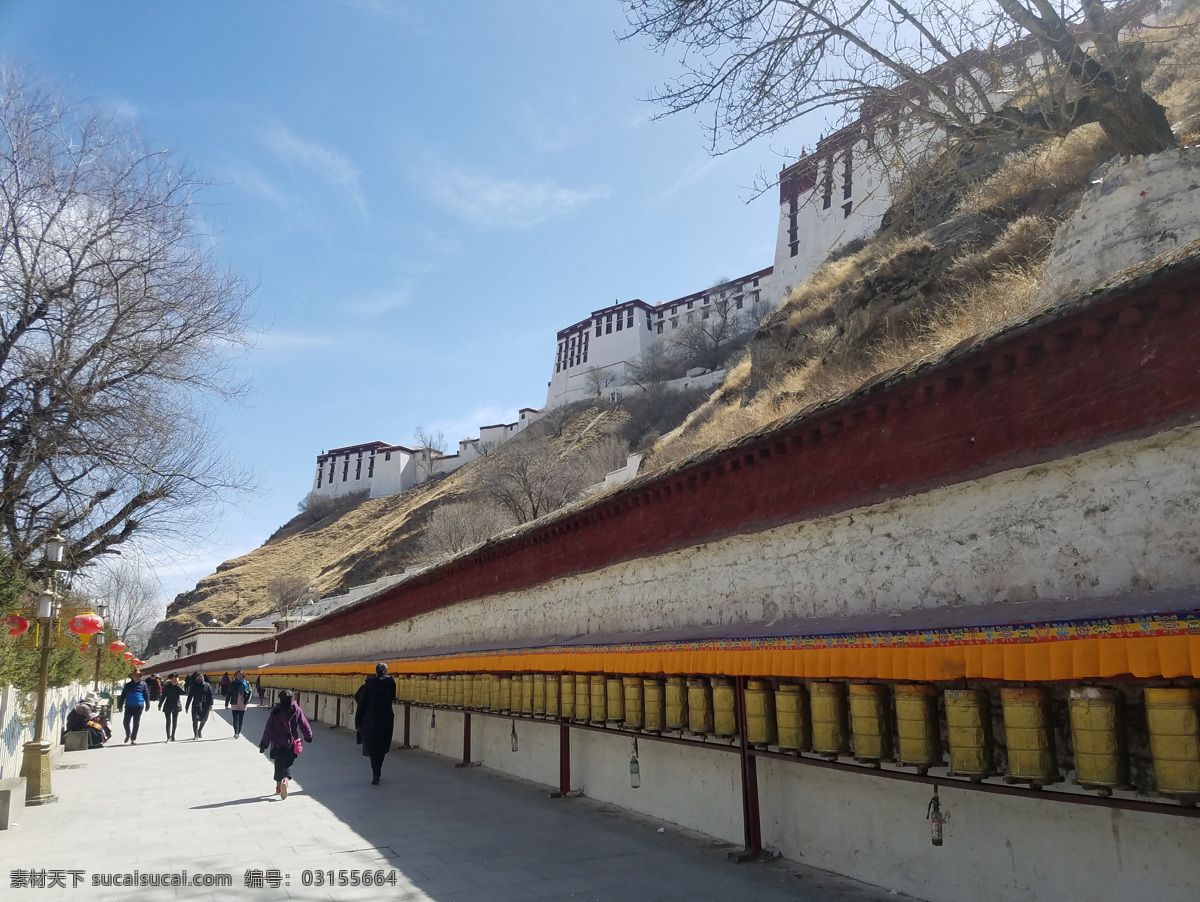 布达拉宫 西藏 拉萨 历史建筑 旅游 青海及西藏 旅游摄影 国内旅游