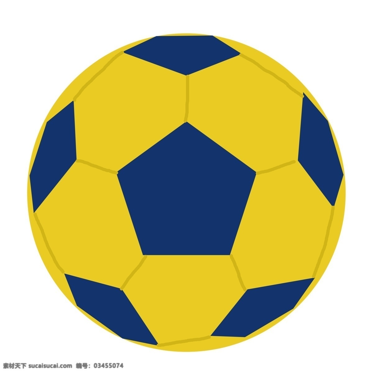 一个 蓝 黄色 足球 图足球 竞技