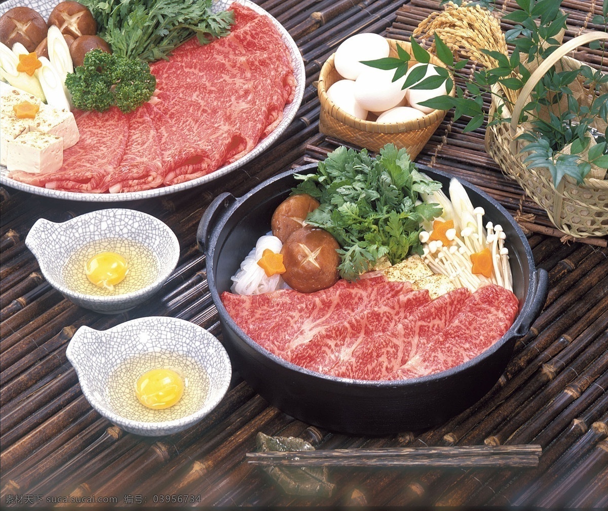 寿喜烧 日式料理 日式 料理 美食 雪花牛肉 传统美食 餐饮美食