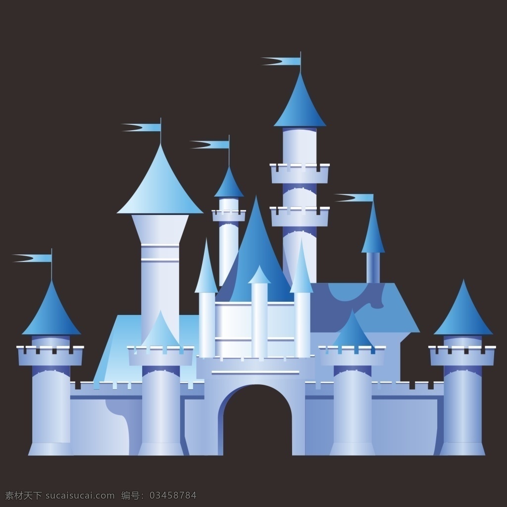 矢量 城堡 卡通 婚礼城堡 卡通城堡 矢量城堡 儿童城堡 动画城堡 城堡背景 蓝色城堡 婚礼背景 矢量卡通城堡