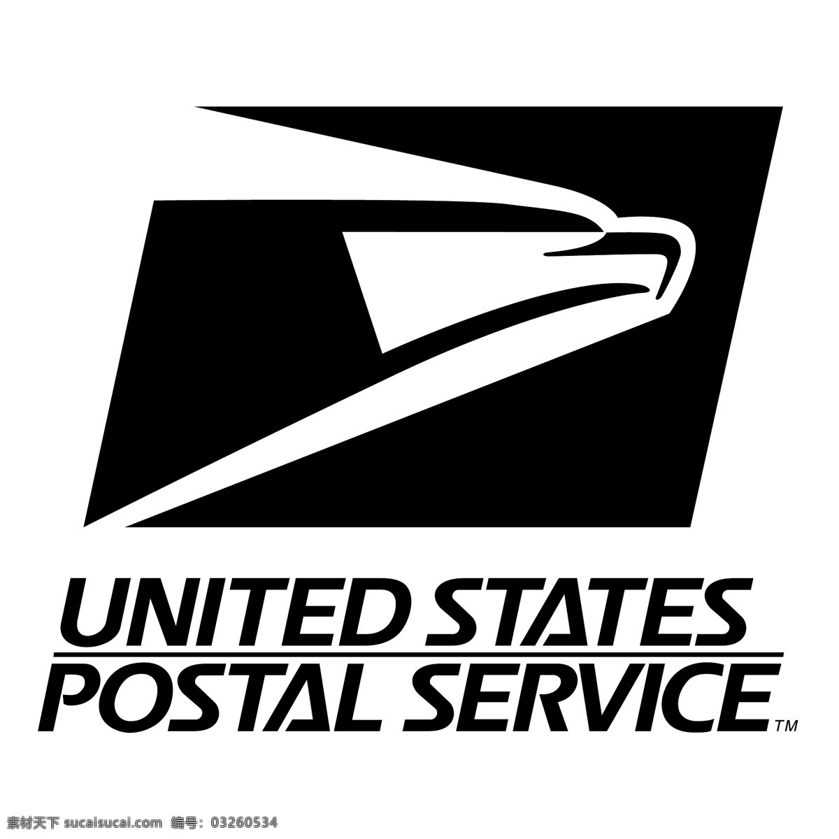 美国 邮政服务 免费 标志 psd源文件 logo设计