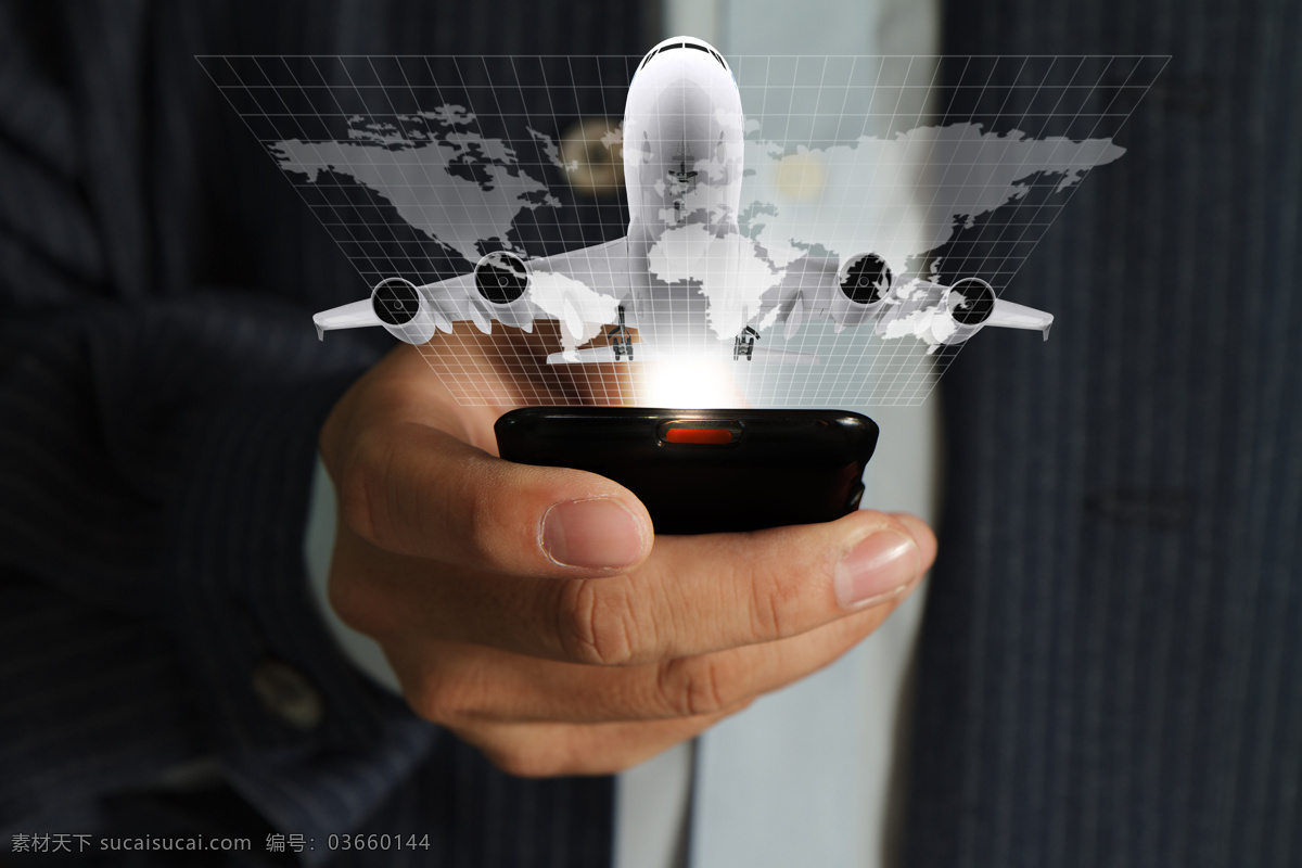 现代科技 虚拟 网络 商务 查询 航班 手机 飞机 iphone ipad 遥控 出差 全球 映射 投影 科技 智能