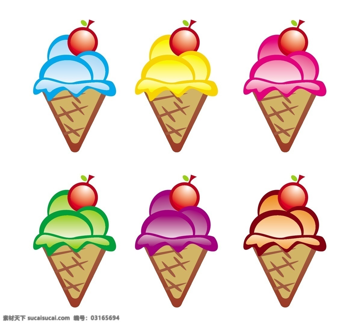 可爱 蛋糕 矢量 冰淇淋 材料 卡通 可爱的 冷 夏天 有吸引力的 美味的 向量的冰淇淋 矢量图 其他矢量图