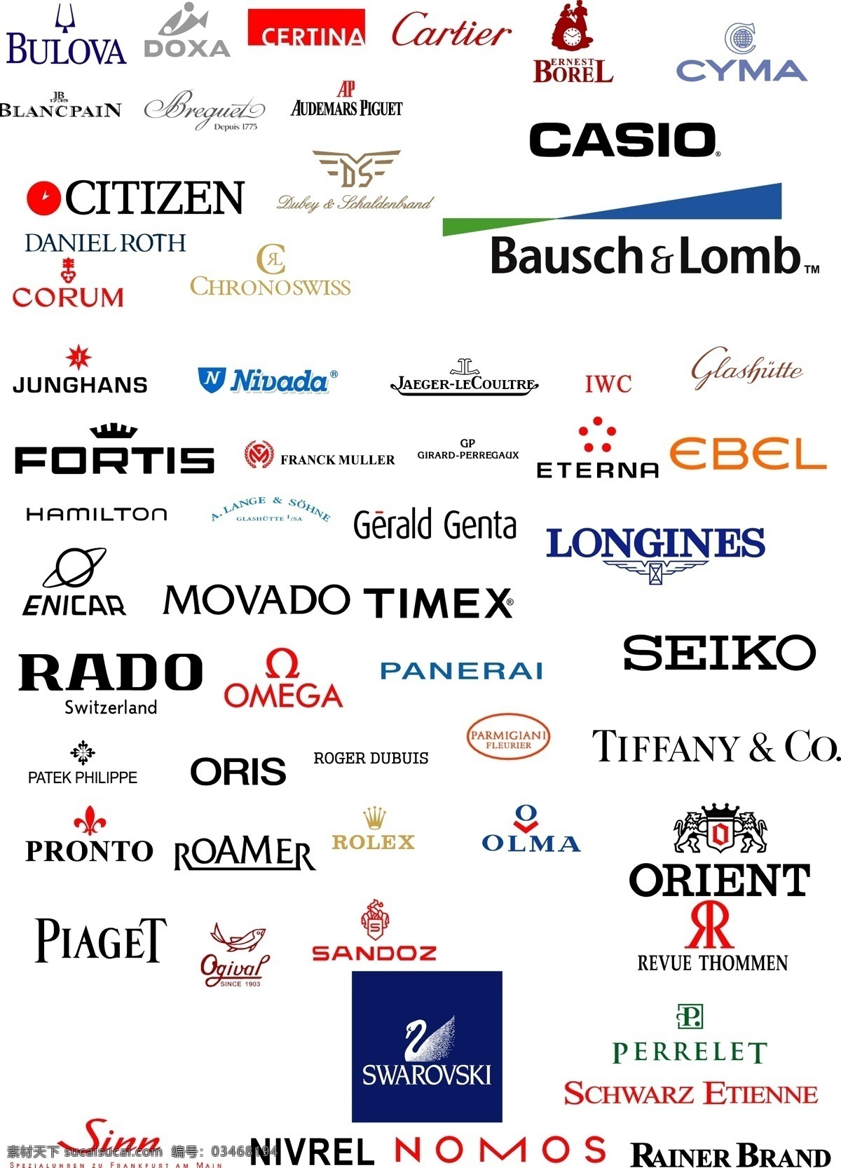 logo 标识标志图标 品牌logo 企业 标志 手表 矢量 品牌 watch 手表品牌 psd源文件 文件 源文件