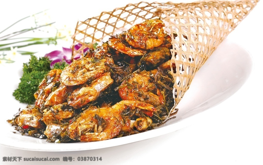 乌龙茶香虾 美食 传统美食 餐饮美食 高清菜谱用图