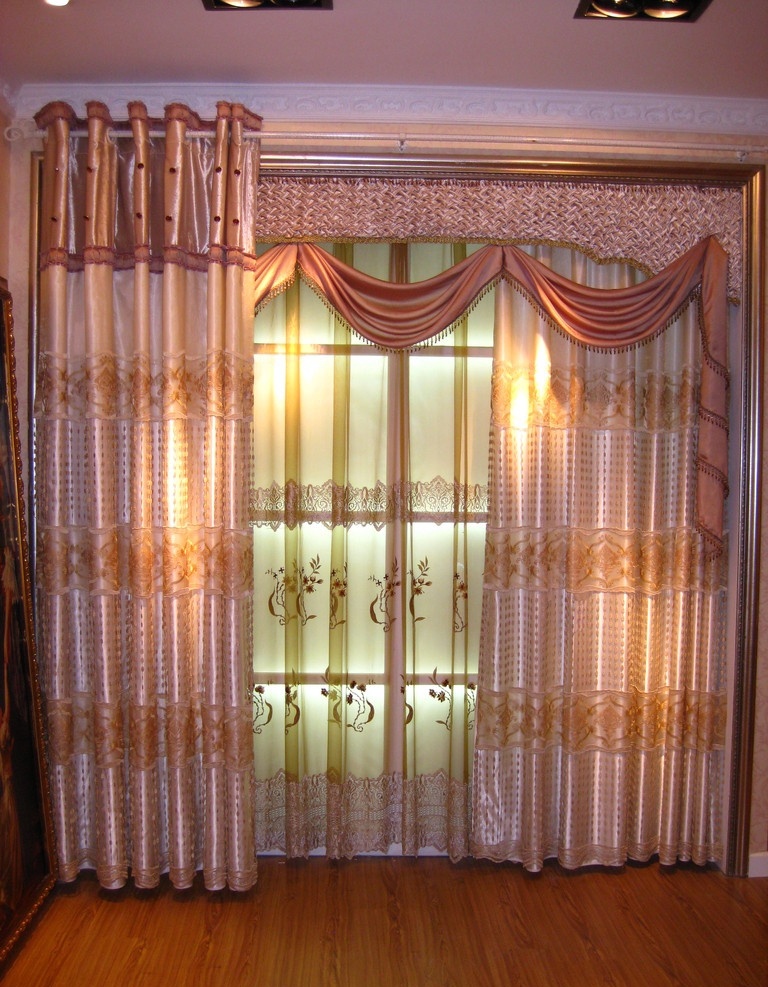 窗帘 布艺 摩克力窗帘 窗帘样板 欧式窗帘 室内摄影 建筑园林