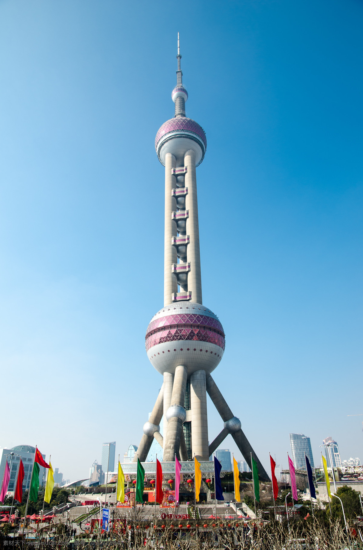 东方明珠 电视塔 上海地标 上海建筑 上海 建筑摄影 建筑园林