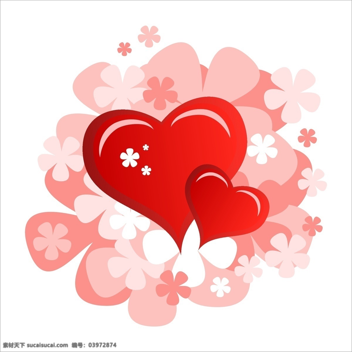 valentine 39 39s 天 心形 卡 矢量 心形卡 valentine39s 天的心形 节 卡片 贺卡 向量 矢量图 花纹花边