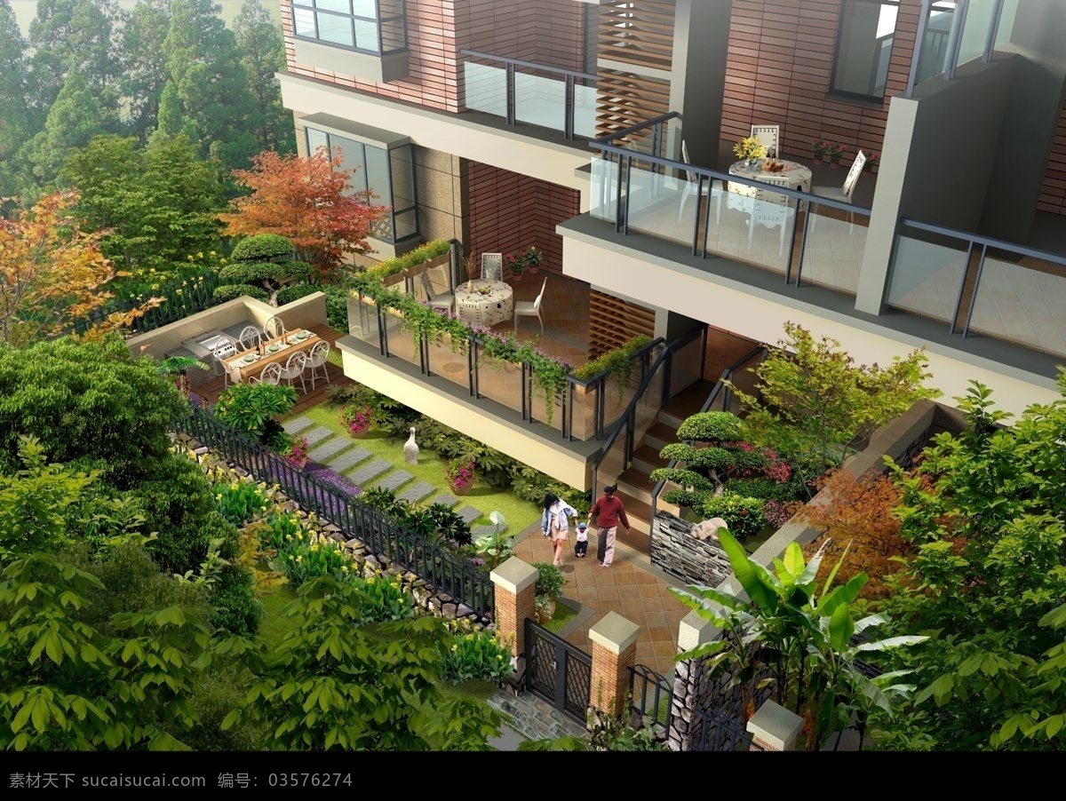 园林 园林设计 庭院园林 庭院设计 阳台设计 私家庭院 庭院鸟瞰 园林鸟瞰 别墅设计 环境设计 植物设计 绿化设计