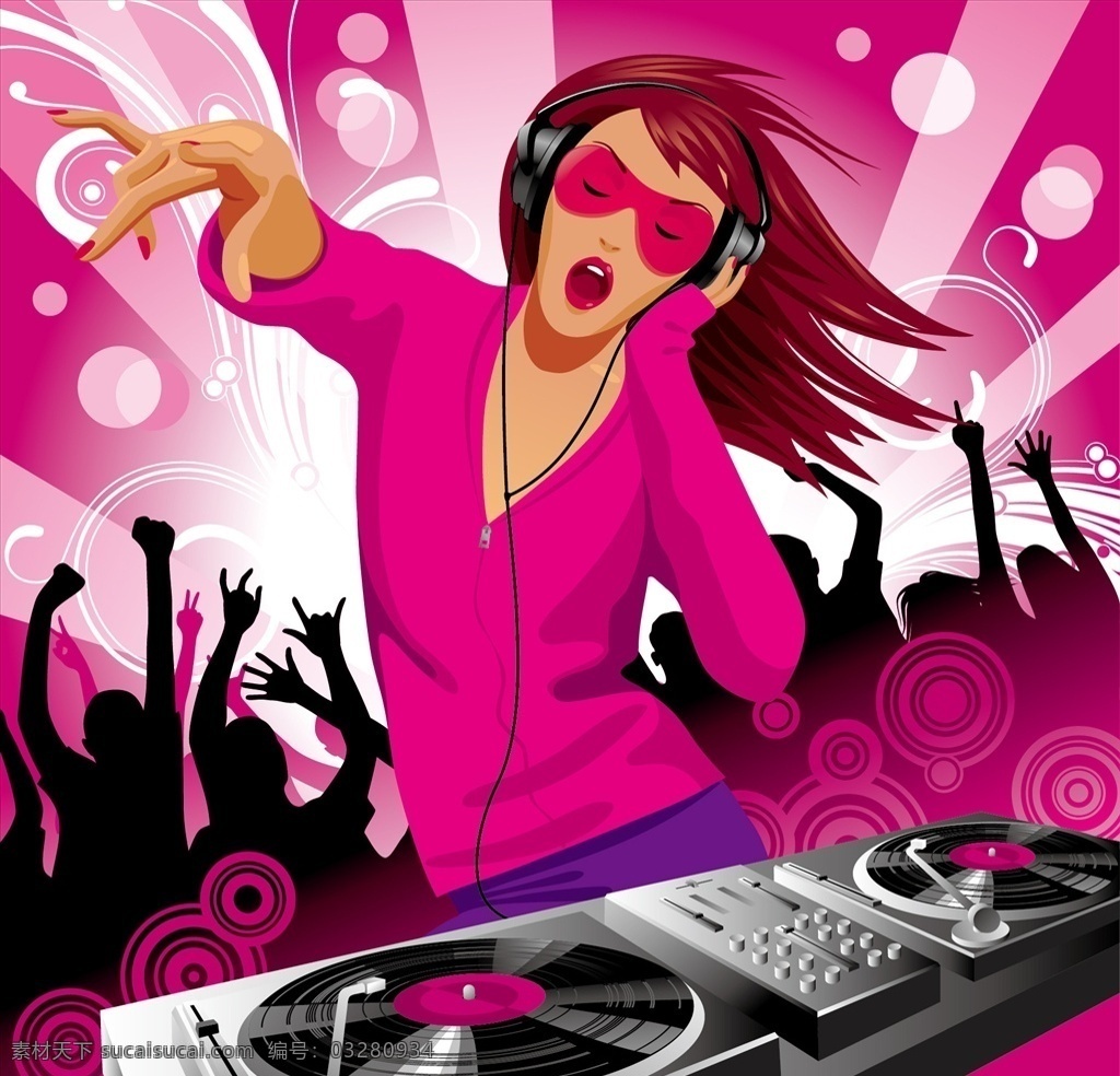 迪斯科人物 dj 女人 女人dj 迪斯科元素 迪斯科素材 迪斯科背景 娱乐背景 绚丽背景 炫酷背景 炫彩背景 酷炫背景 紫色背景 人物背景 人物剪影 跳舞背景 跳舞人物 舞台 舞厅 夜店 夜场 休闲人物 音乐 人物图库 生活人物