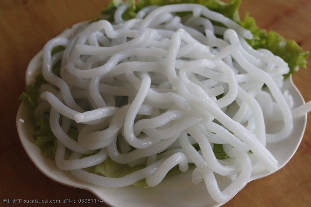 土豆粉 生菜 传统美食 餐饮美食