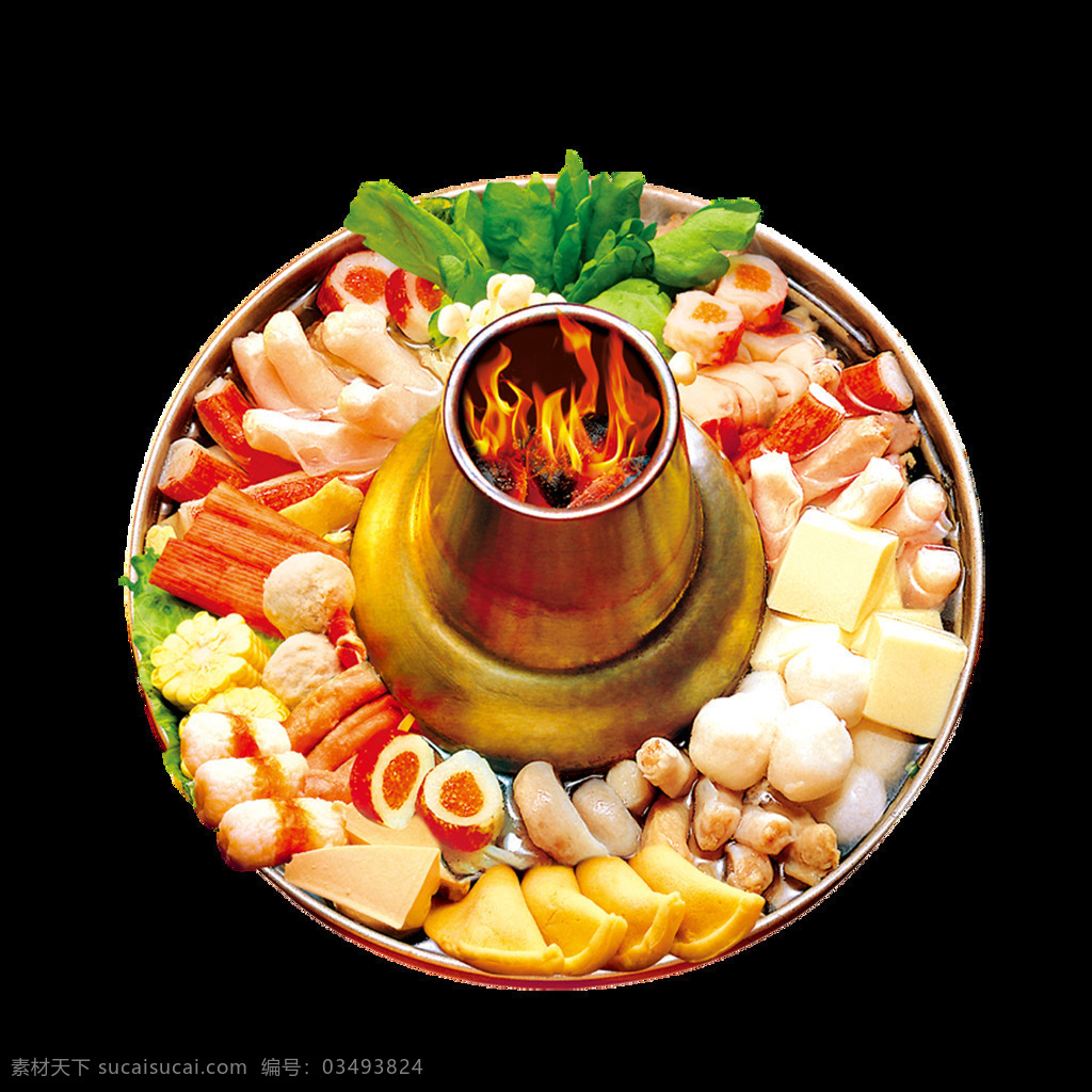 新鲜 丰富 菜品 火锅 产品 食物 产品食物 火锅元素 美食 肉制品