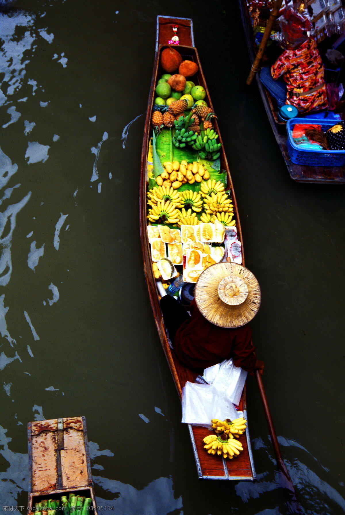 泰国 水果 小贩 旅游摄影 国外旅游 摄影图库
